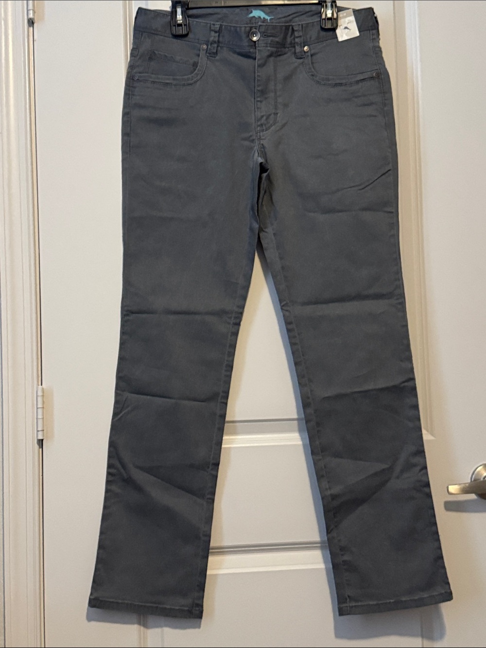 Tommy Bahama Men's Boot Cut Pants in Charcoal